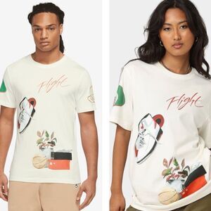 JORDAN FLIGHT WORLD TOUR ARTIST SERIES T-SHIRT UNISEX DQ7378-133 NIKE Size M